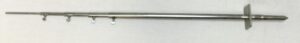 Bruno / SMILEY ORIGINAL Stainless Steel Adjustable Wind Flag Pole - 22" to 7' x 1/4"