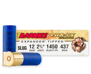 Barnes Loaded Ammo - 12 Gauge - 2 3/4" Length - 9 Pellets - 00 BK Size (5 Rounds)