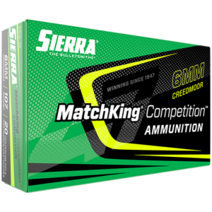 Sierra Loaded Ammo - MatchKing Competition - 6mm Creedmoor 107 Grain HPBT (20) *DISCONTINUED*