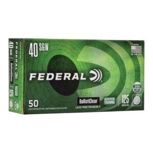 Federal Loaded Ammo - 40 S&W - 125 Grain BallistiClean Lead Free Frangible (50)