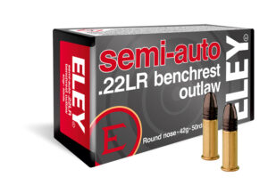 eley rimfire ammo 22 lr semi-auto benchrest outlaw (50)