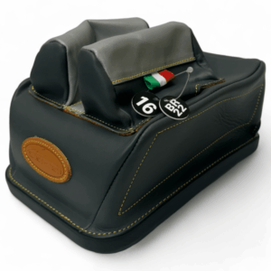 Lenzi Rear Bag Model BR22 ~ 3 3/4" Height - ~ 2 1/8" High 16mm Spread 3M Slick Ears - Grey - UNFILLED