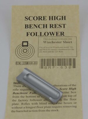 Score High Benchrest Follower Model 70 Short