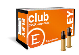 Eley Rimfire Ammo 22 LR Club CASE OF 5,000 ROUNDS
