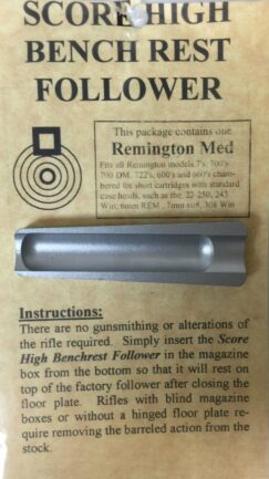 Score High BenchRest Follower Remington 700 Medium