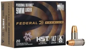*Warehouse Cleanout Super Sale - Federal Loaded Ammo 9mm Luger 147 Grain - HST JHP (20)