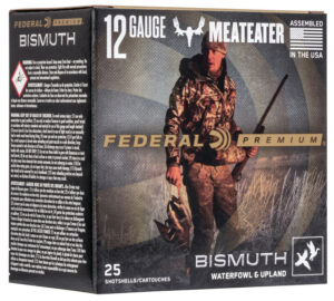 Federal Shotgun Loaded Ammo Meateater Bismuth - 12 Gauge - 2 3/4" Length - 1 1/4oz - Shot Size 5 (1,350 FPS) (25 Rounds)