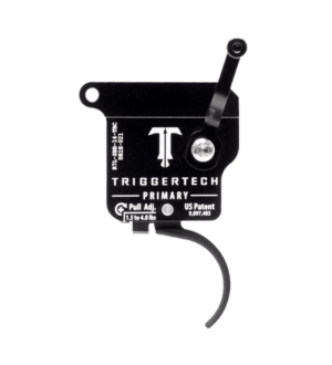 *Warehouse Cleanout Super Sale - TriggerTech Trigger - Remington 700 - Primary 1.5- 4lbs - Left Hand - Top Safety w/ Bolt Release - Single Stage - Black - Curved Lever