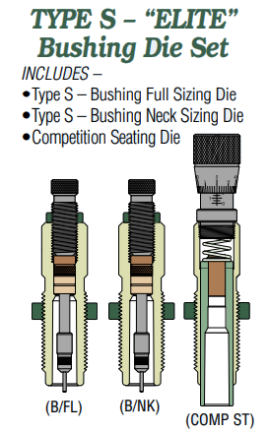 Redding 7mm PRC Type-S Bushing Elite Die Set