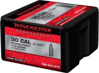Winchester Bullets – 30 Caliber – 150 Grain – Power Point (100)