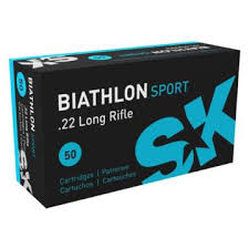 SK Rimfire Ammo 22 LR Biathlon Sport - CASE OF 5,000