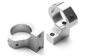*Warehouse Cleanout Super Sale - BAT Direct Mount Ring - 30mm - Medium Height - 1.350" Round - 20 MOA - Model HR - Silver