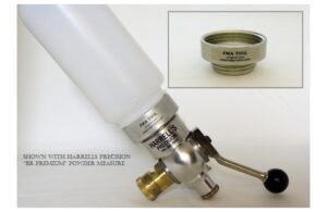 PMA Tool 16oz Bottle Adapter and Powder Baffle for Small Harrell's Powder Measures