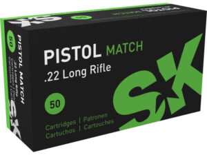 SK Rimfire Ammo .22 LR Pistol Match - CASE OF 5,000