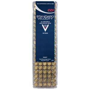 CCI Rimfire Ammo Standard Velocity .22 LR 40 Grain - Lead Round Nose (1070 FPS) (100)