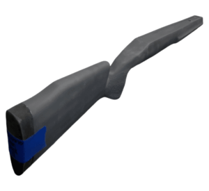 McMillan Stock - A-3 Sporter - Flat Top for Remington - Double Primed - w/ Decelerator Pad and 3 Sling Studs (2 Front 1 Rear)
