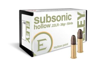 eley rimfire ammo 22 LR subsonic