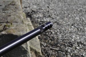Kelbly Klaw Self Timing Muzzle Brake - .750" Diameter, 223 / 6mm, 1/2-28 Thread, Black Nitride