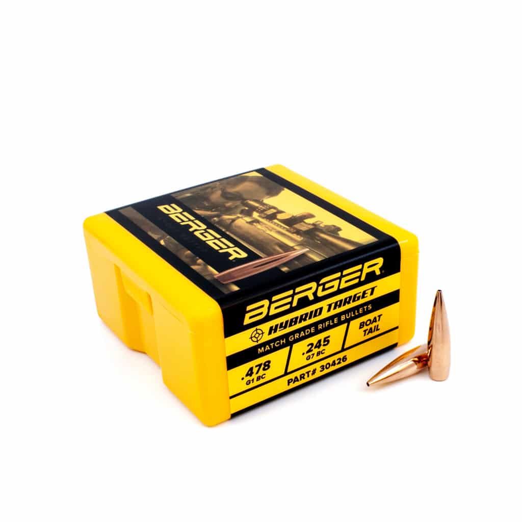Berger Bullets - 30 Caliber - 155 Grain - Match Hybrid Target (100 ...