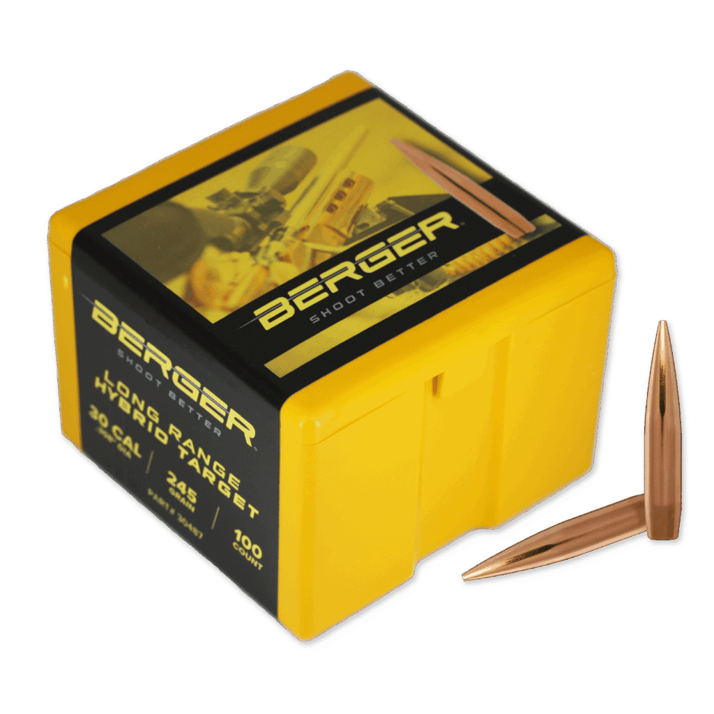Berger Bullets - 30 Caliber - 245 Grain - LR Hybrid Target (100 ...