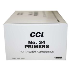 CCI Primers #34 Large Rifle Military - 1,000 # 2