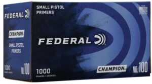 Federal Primers #100 Standard Small Pistol - 1,000