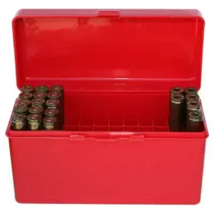 *Inventory Reduction Sale - MTM Ammo Box 60 Round Flip-Top - 243 Win,  6.5 Creedmoor,  308 Win - Red