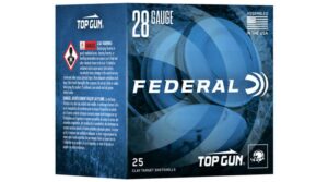Federal Shotgun Loaded Ammo Top Gun - 28 Gauge - 2 3/4" Length - 3/4"oz # 7 1/2 Shot Charge (1,330 FPS) (25 Rounds)