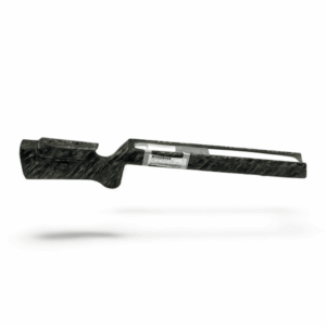 McMillan Stock - Adj XIT - Partial Inlet for BAT B Action - Straight Barrel Channel - W/ Clamp Bar Cheekpiece - Olive, Black and Tan Marble