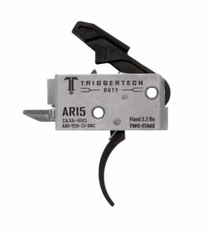 *Inventory Reduction Sale - TriggerTech Trigger - AR-15 - Duty - 3.5lbs Fixed - 2 Stage - Curved Lever