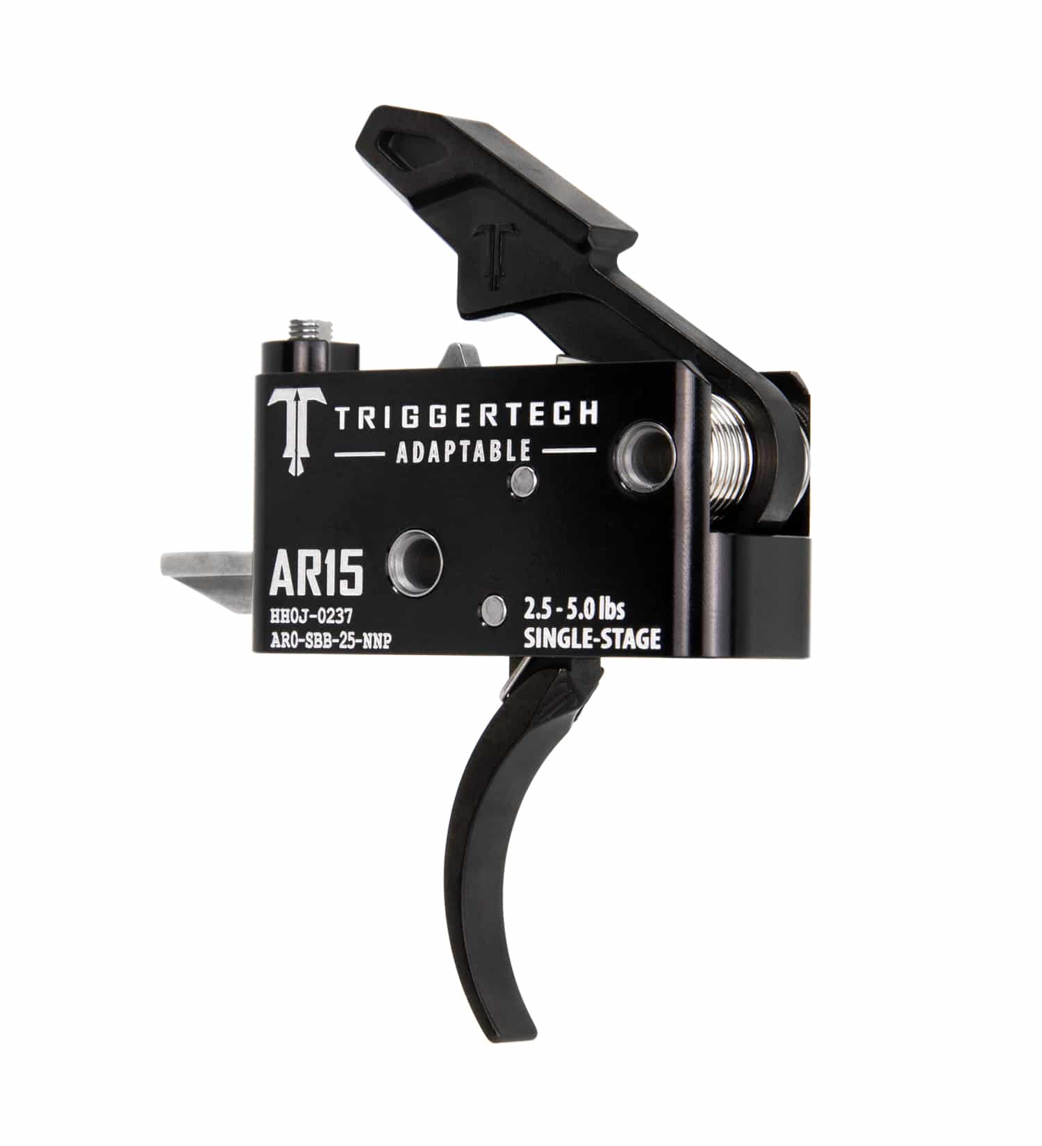 TriggerTech Trigger - AR-15 - Adaptable 2.5-5lbs - Single Stage - Black ...