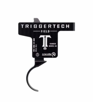*Inventory Reduction Sale - TriggerTech Trigger - Kimber Model 84 - Field 2.5-5lbs - Single Stage - No Safety - No Bolt Release - Black - Curved Lever