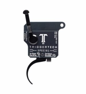 TriggerTech Trigger - Remington 700 - Special 1-3.5lbs - Top Safety w/ Bolt Release - 2 Stage - Gray / Black - Pro Curved Lever - PRICE TEMPORARILY REDUCED