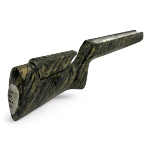 *SUPER SALE* McMillan Stock - Adj XIT - Partial Inlet for BAT B Action - Straight Barrel Channel - W/ Clamp Bar Cheekpiece - Olive, Black and Tan Marble