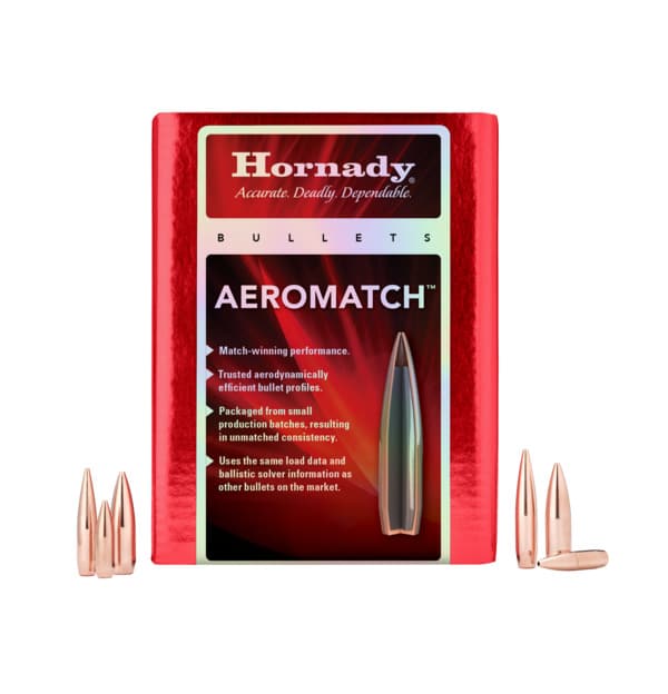 10kg×2、15kg×2 Hornady Bullets - 22 Caliber .224 - 77 Grain HPBT W/C AeroMatch