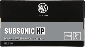 *SUPER SALE* RWS Rimfire Ammo .22 LR 40 Grain - Subsonic HP - CASE OF 5,000