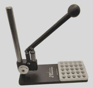 21st Century Innovation New Generation Arbor Press with Post and Extended 4"x11" Base with Interchangable .223 Remington Family Loading Block