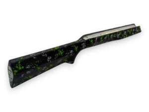 McMillan Bruno Stock - Light Varmint W/ Carbon Fiber Shell - Partial Inlet for BAT B Action - HV Barrel Channel - Molded Carbon Ambush NRL Finish