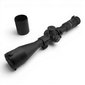 USED Burris Scope - XTR III - 5.5-30x56mm - Illuminated SCR 2 MIL Reticle - Matte Black - 34mm Tube - Comes with Flip Up Lens Caps, Monstrum Picatinny Rings with Top Half Bubble Level and Sunshade