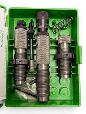*PURCHASED IN ESTATE* USED Redding Type-S Bushing Style Neck Sizing Die Set with Body Die and Micrometer Top Seating Die - 338 Lapua