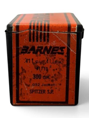 *PURCHASED IN ESTATE* Vintage Barnes Bullets - 405 Winchester .411 - 300 Grain - Spitzer SP - OPEN BOX OF 50 BULLETS