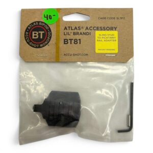 *PURCHASED IN ESTATE* New Atlas Bipod Accessory - Lil' Brandi - Sling Stud to Picatinny Rail Adapter - Not Intended for Use with Flat Stocks