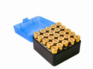 Berry's Shotshell Ammo Box - 12 Gauge 3.5" - 25 Round - Blue/Black