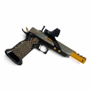 NEW UNFIRED Infinity Drip Competition Race Pistol - 38 Super Comp - With Trijicon SRO 5 MOA - Custom Hard Carrying Case - Selling on Consignment 4% Credit/Debit Fee Applies