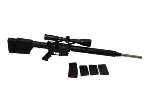 USED Colt Model HBAR Match Target Service Rifle - 22 Nosler - Like New Custom Barrel and Custom Upper - With Vortex Crossfire II 6-18x44mm Scope