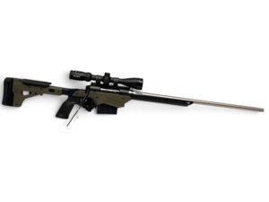 USED 257 Roberts Improved Rifle - Savage Right Bolt Right Port Action - MDT Chassis - Custom Unfired Barrel - With Vortex Diamondback 4-16x42mm Scope