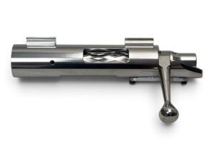 BAT Action Model DS LEFT HAND - Left Bolt - Right Load - Left Eject - 1.35" Round - Standard 308 Family .48 Boltface - Diamond Flutes - With Ejector - Sako Extractor - Polished SS - XP Cut Recoil Lug - Dovetail Bases