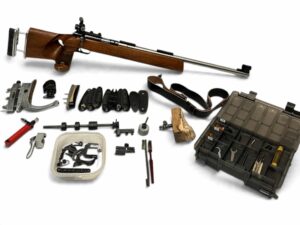 USED Anschutz 1413 Model Super Match 54 - 22 LR Rimfire - Stainless Match Barrel - RARE Kenyon Trigger - Rear Iron Sight with Adjustable Diopter - Front Sight with Aperute Inserts - Palm Support - With an Assortment of Extras! - Recently Cleaned and Went Over by a Gunsmith - Selling on Consignment, 4% Credit/Debit Fee Applies