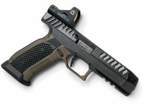 BRAND NEW Laugo Arms Alien Race Gun Pistol - 9mm - With RD6 6 MOA Sight, (2) 17 Round Magazines, Holster, Iron Sight Top Rail and Custom Fit Hard Carrying Case - Selling on Consignment 4% Credit/Debit Fee Applies