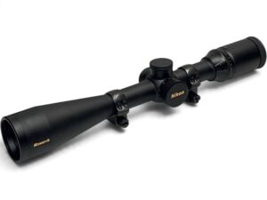USED Nikon Monarch Scope - 5-20x44mm - 1" Tube - Duplex Reticle - Rings are Mismatched Height and Screws are Stripped on 1 Ring - Excellent Condition Otherwise! NO Value Added to Price for Rings